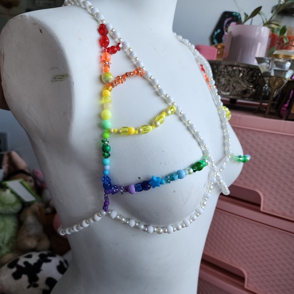 Rainbow bead bikini - Picture 2 of 5